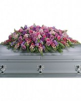 Lavender Tribute Casket Spray Casket Spray