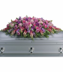 Lavender Tribute Casket Spray H2352A in Henniker, NH | HOLLYHOCK FLOWERS Lavender Tribute Casket Spray H2352A in Henniker, NH | HOLLYHOCK FLOWERS