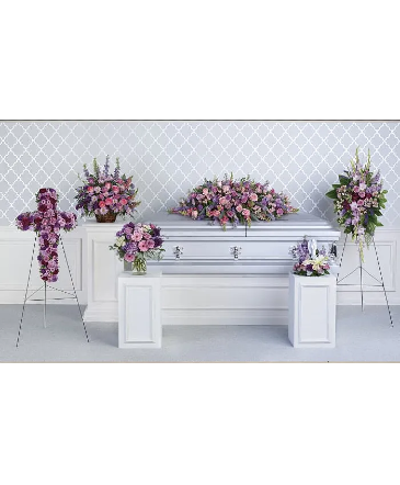 Lavender Tribute Sympathy Collection in Fort Worth, TX | DARLA'S FLORIST