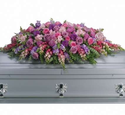 Lavender Tribute Spray Casket Spray