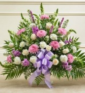 Lavender Tribute Sympathy Basket