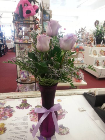 Lavender Trio Vase Arrangement