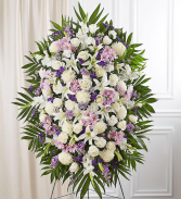 Lavender, White and Purple Standing Spray 