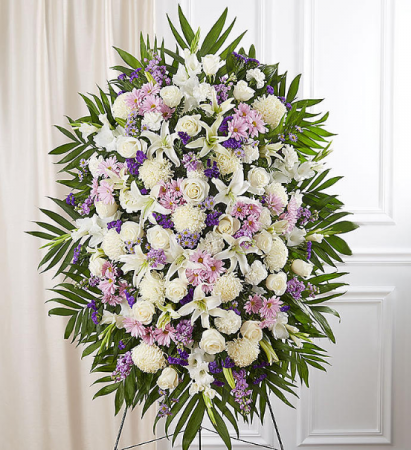 Lavender, White and Purple Standing Spray