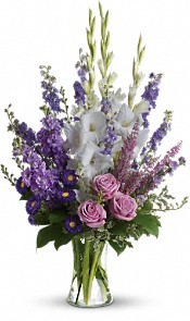 Lavender Brilliance Vase Arrangement