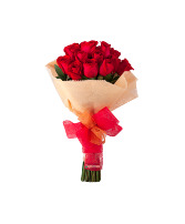   Rosas wrapped  presentation Bouquet