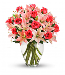 Lavish Lilies Anniversary Arrangement