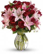 Lavish Love Bouquet with Long Stemmed Red Roses 