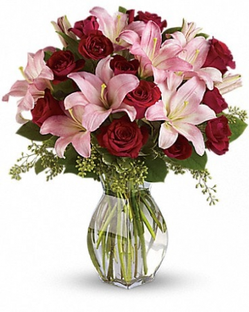 Lavish Love Bouquet With Long Stemmed Red Roses