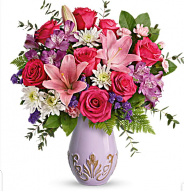 Lavishly Lavender Rose's and Lillies