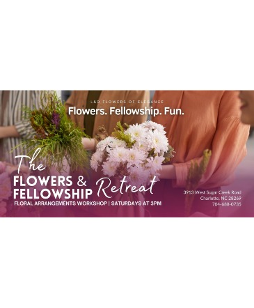 L&D Flowers Workshop Training  in Charlotte, NC | L & D FLOWERS OF ELEGANCE