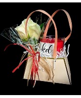 Le Purse  Stem Roses and Candle 