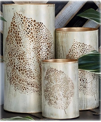 Leaf Candle Lanterns