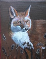 Leary Fox  Acrylic on Canvas 