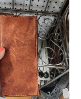 Leather Billfold Wallet plain