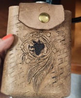 Leather Flask gift