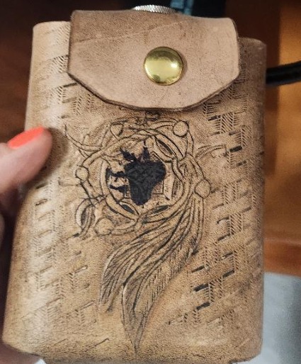 Leather Flask gift