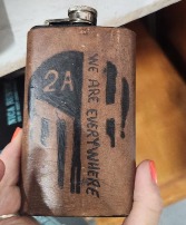 Leather Flask gift