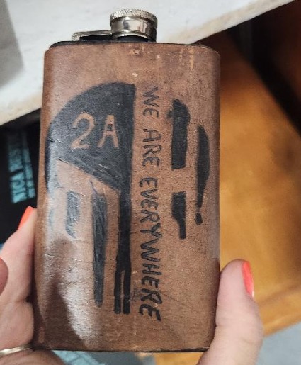 Leather Flask gift