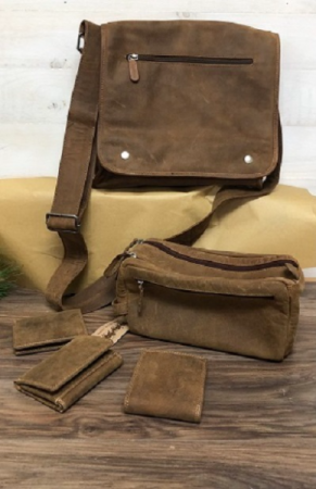 Leather for men Messenger Bag, Toiletry Bag, Wallets 