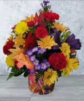 Leaves For Fall  FHF-F2313 Fresh Flower Arrangement (Local Delivery Area Only)