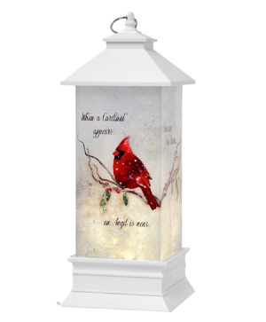 LED Cardinal Lantern  