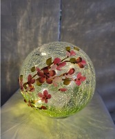 LED GLASS CHERRY BLOSSOM ORB 