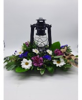 LED lantern arrangement Flowers