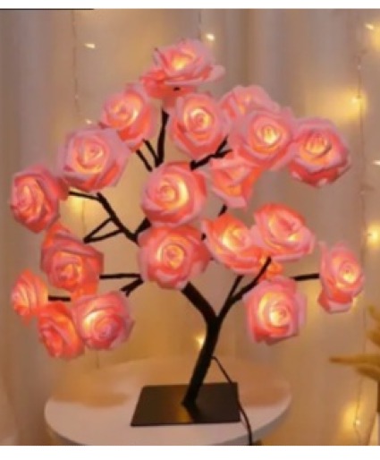 Led Pink Rose LED Light  