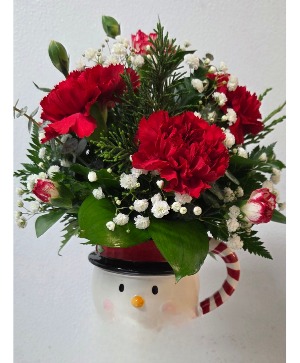 Let It Snow Fresh floral in Cup