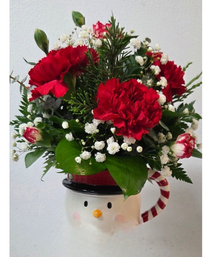 Let It Snow Fresh floral in Cup