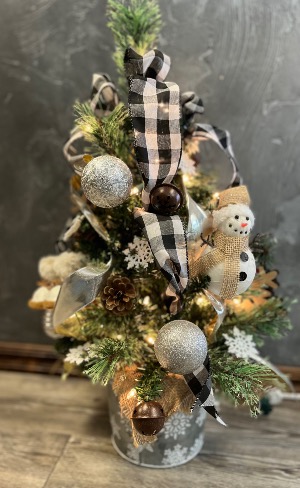 Let it Snow Light up  Artificial Tree