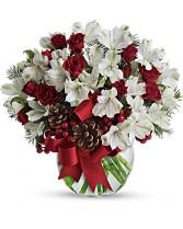 Let it Snow Vase Arrangement