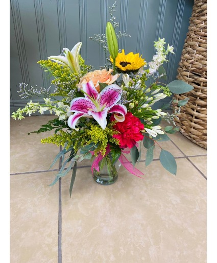 Lets Celebrate Vase Arrangment 