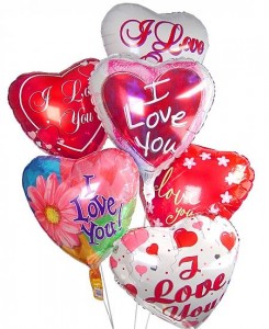Lg & Small Mylar Balloons Styles Vary