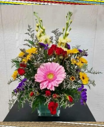 Life is Bettter Mixed Floral Arrangement in Poplarville, MS | Morgan On Main Florist