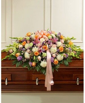 Life & Remembrance Casket Spray 