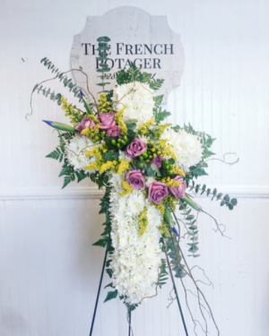 Lifting You Up In Prayer Standing Spray in Bay Saint Louis, MS | The French Potager Lifting You Up In Prayer Standing Spray in Bay Saint Louis, MS | The French Potager