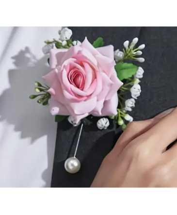 Pink Cloud Boutonniere in Newmarket, ON | FLOWERS 'N THINGS FLOWER & GIFT SHOP Pink Cloud Boutonniere in Newmarket, ON | FLOWERS 'N THINGS FLOWER & GIFT SHOP