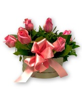 LIGHT PINK DOZEN ROSES IN A BOX  VALENTINE'S DAY SPECIAL