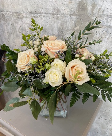 Light Pink Simplicity Rose Arrangement   in Wayne, NE | Bloom & Grace