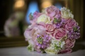 Light pink,white and lavander Bridal bouquet