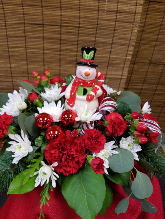 Light - up Snowman Centerpiece