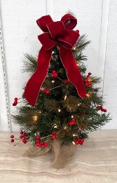 Lighted Berry Christmas Tree 