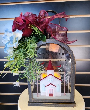 Lighted Church Lantern 