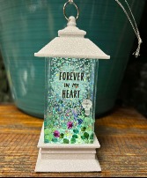 LIGHTED FOREVER IN MY HEART LANTERN ORNAMENT Sympathy Ornament