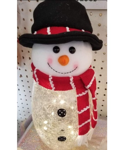 Lighted Frosty Snowman 
