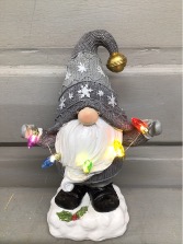 Lighted Holiday Gnome  