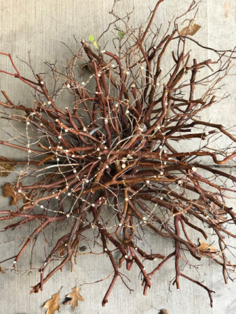 Lighted Manzanita Branch Wreath Wreath