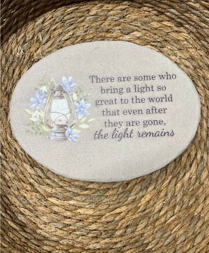 Lighted Memories Stone memory stone